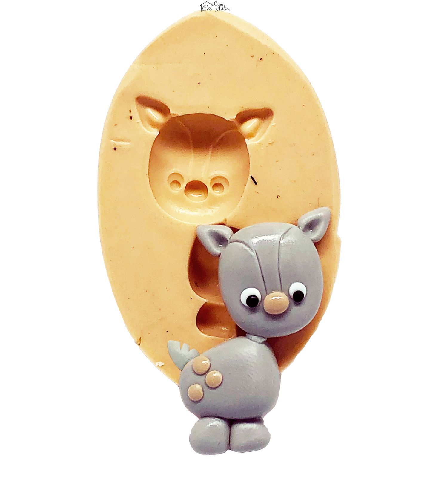 Molde de silicone - Veado - Pequeno - P758