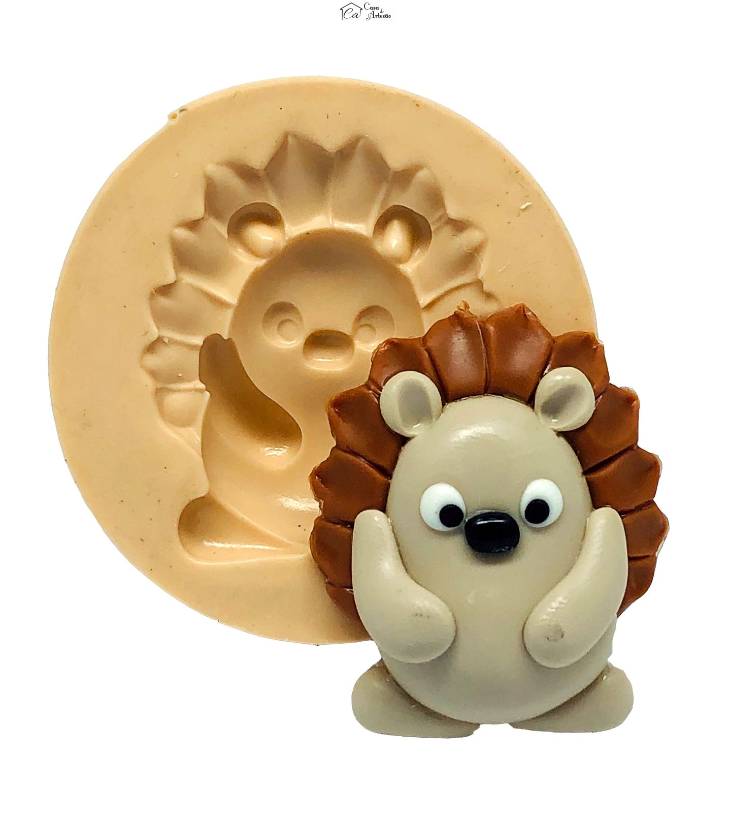 Molde de silicone - Porco Espinho - Medio - P755