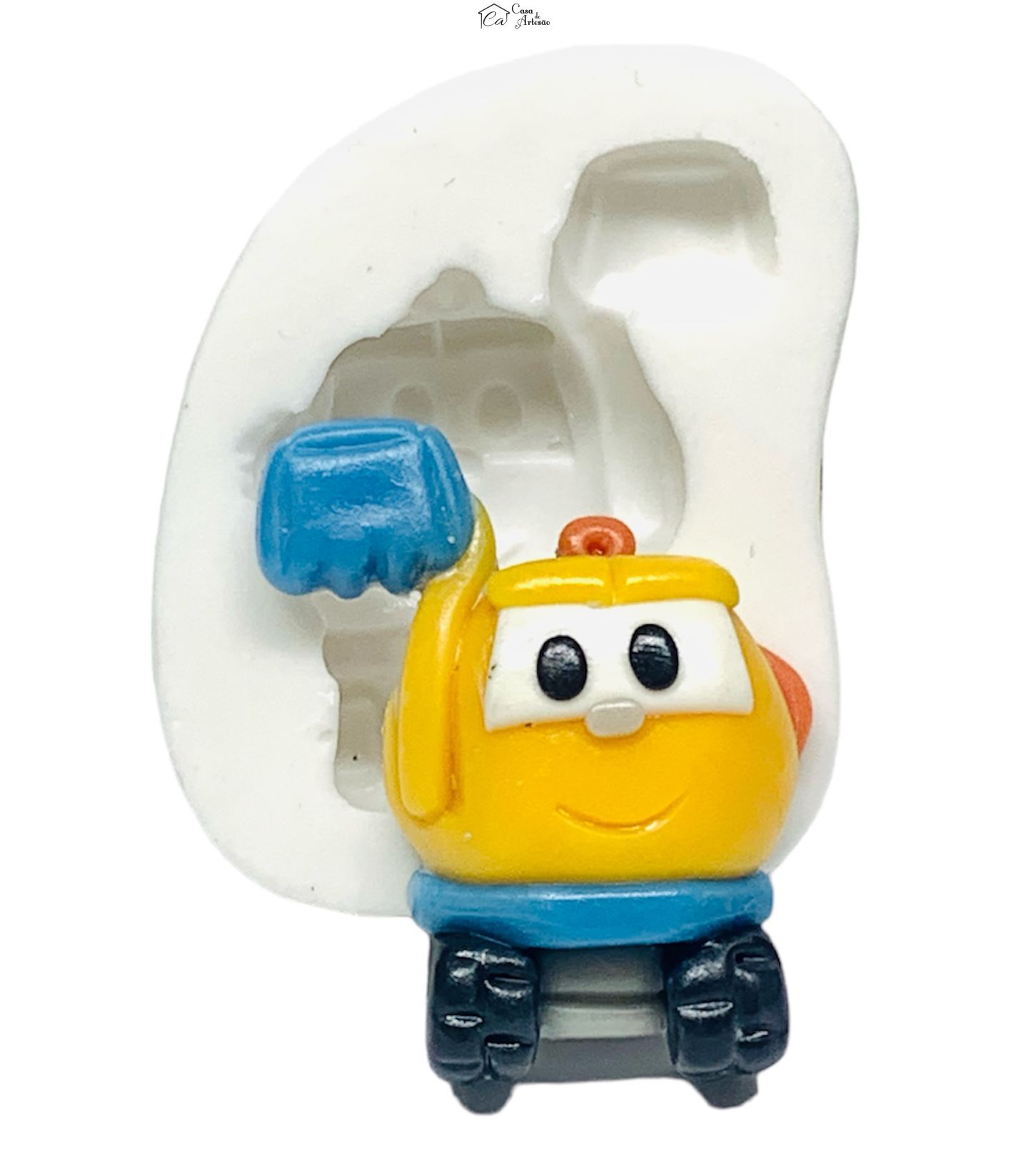 Molde de silicone - Léo o Caminhão - Scoop - Pequeno - P1231