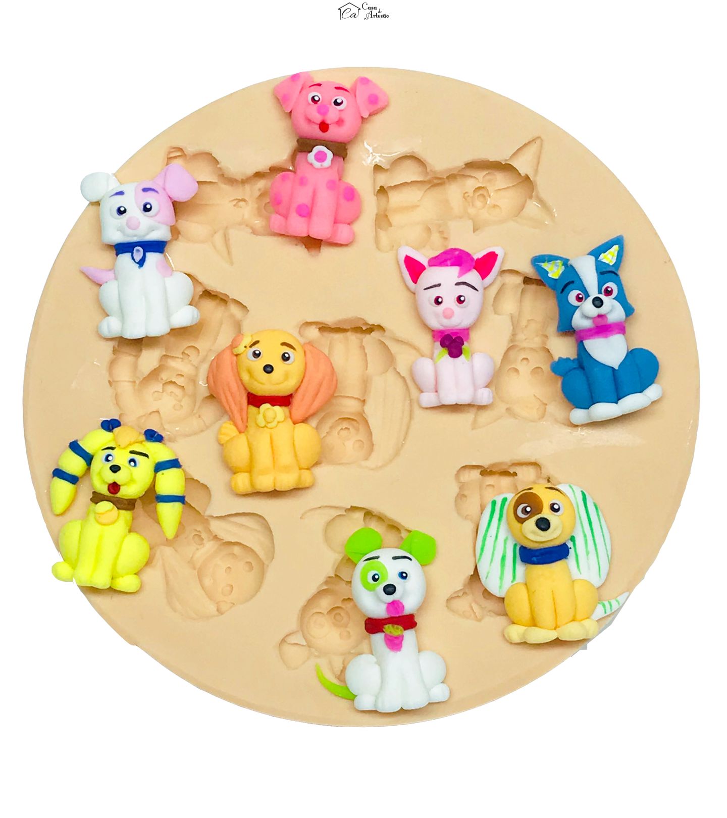 Molde de silicone - Moranguinho - Pets Pequenos - P546