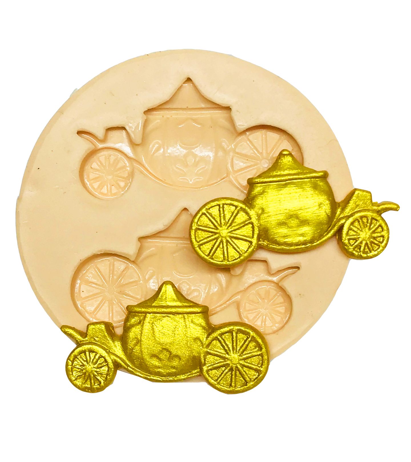 Molde de silicone - Carruagens - 02 Tipos - P581