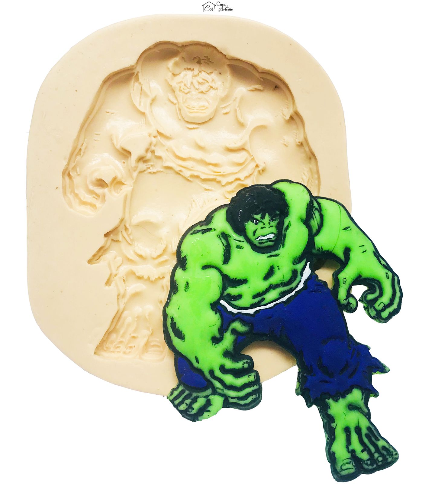 Molde de silicone - Os Vingadores - Hulk - P816