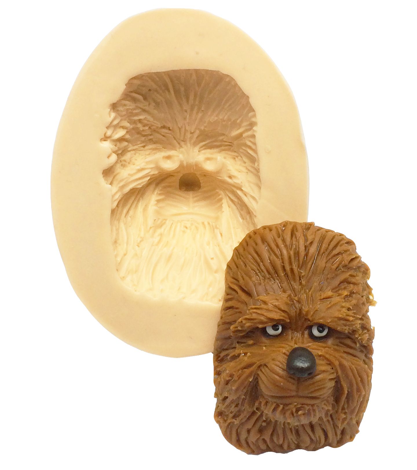Guerra nas Estrelas - Rosto Chewbacca - Medio - P233