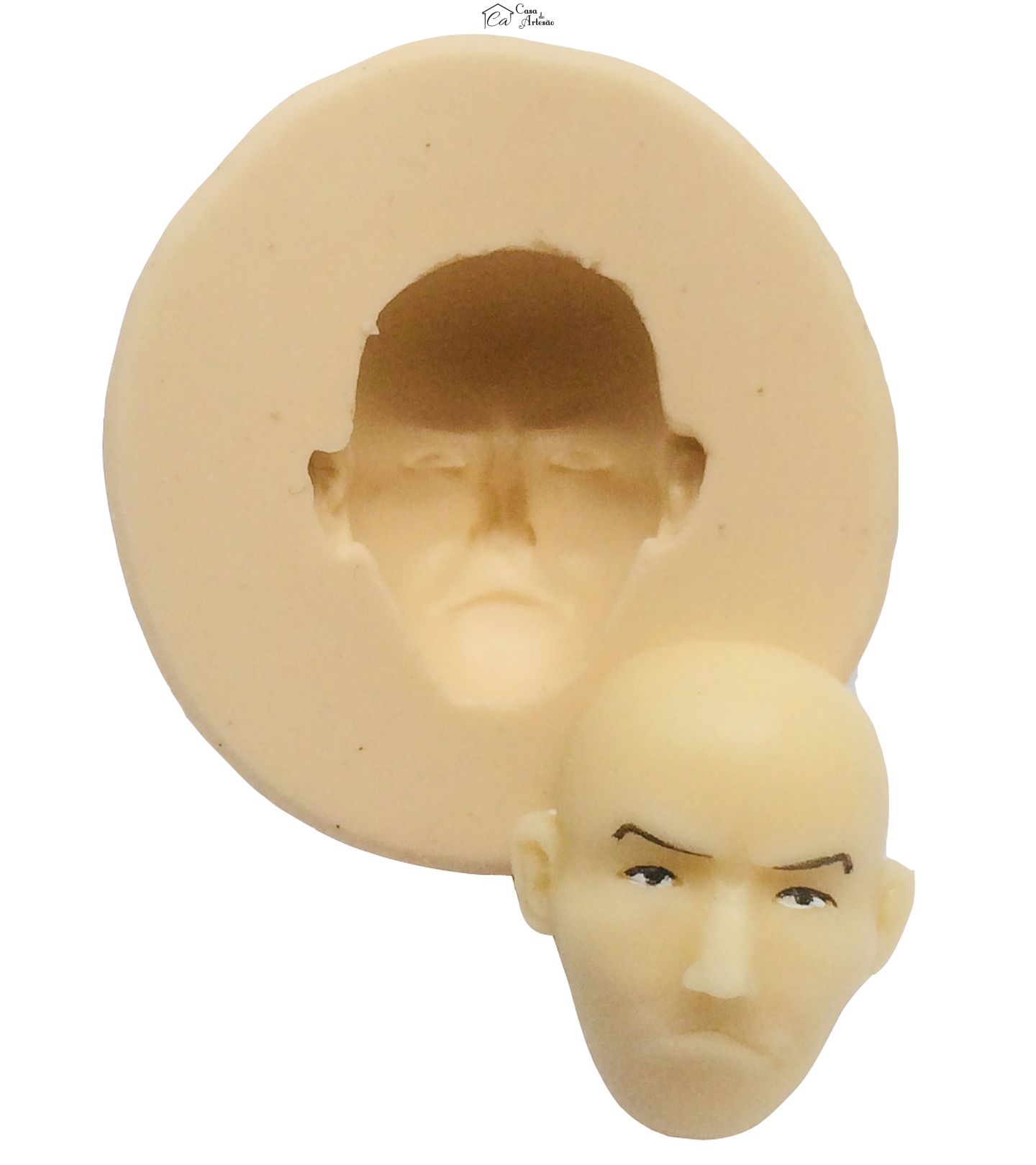 Molde de silicone - X-Men - Rosto Professor Xavier