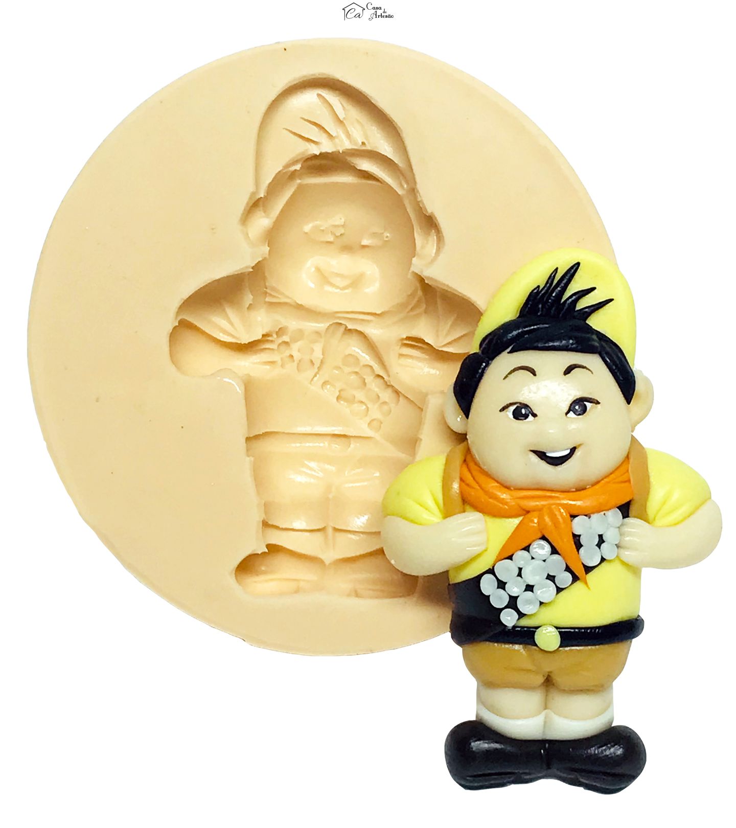 Molde de silicone - Up! Altas Aventuras - Russel - Grande - P564