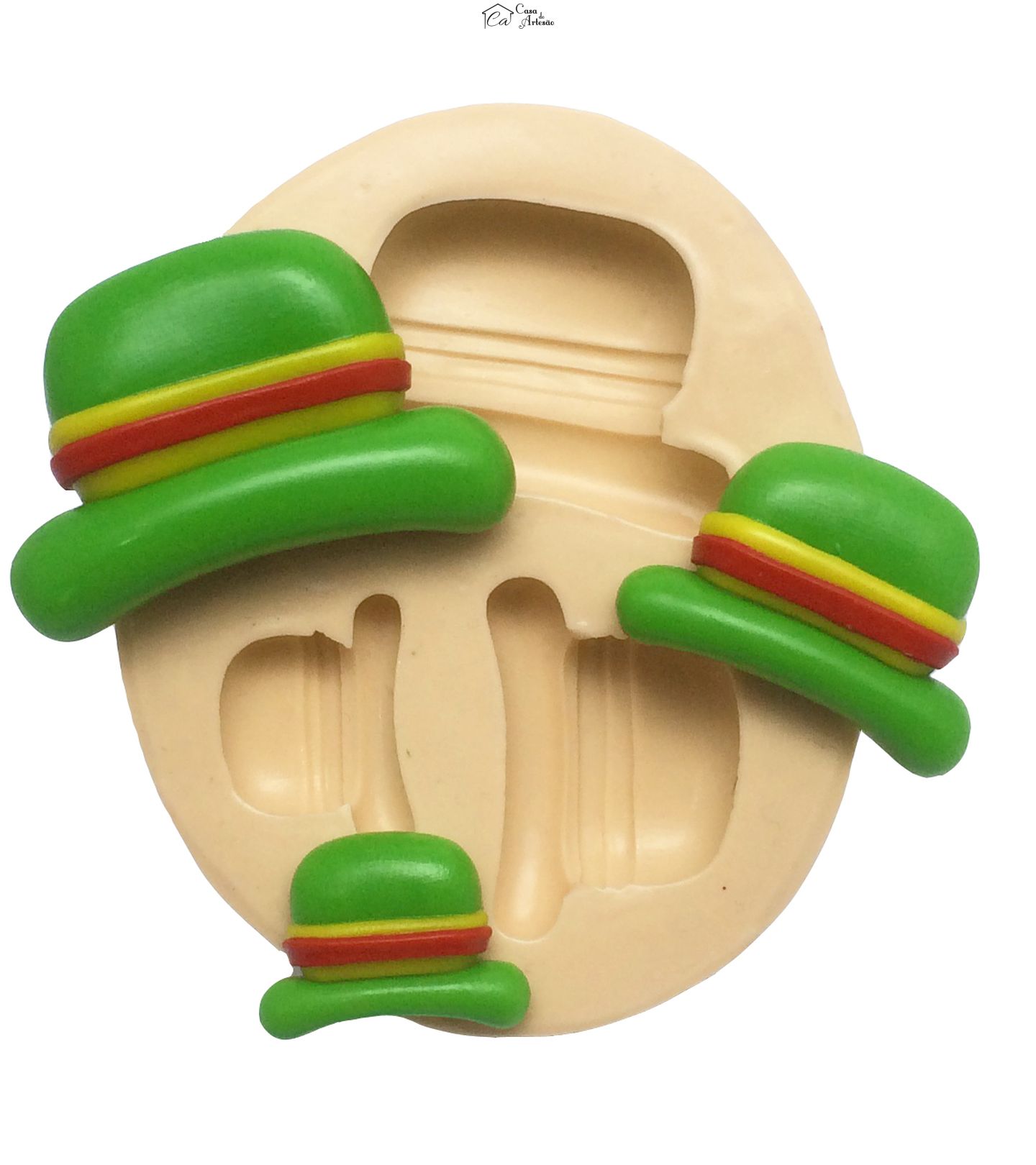 Molde de silicone - Patati Patata - Chapeu Patata - P233