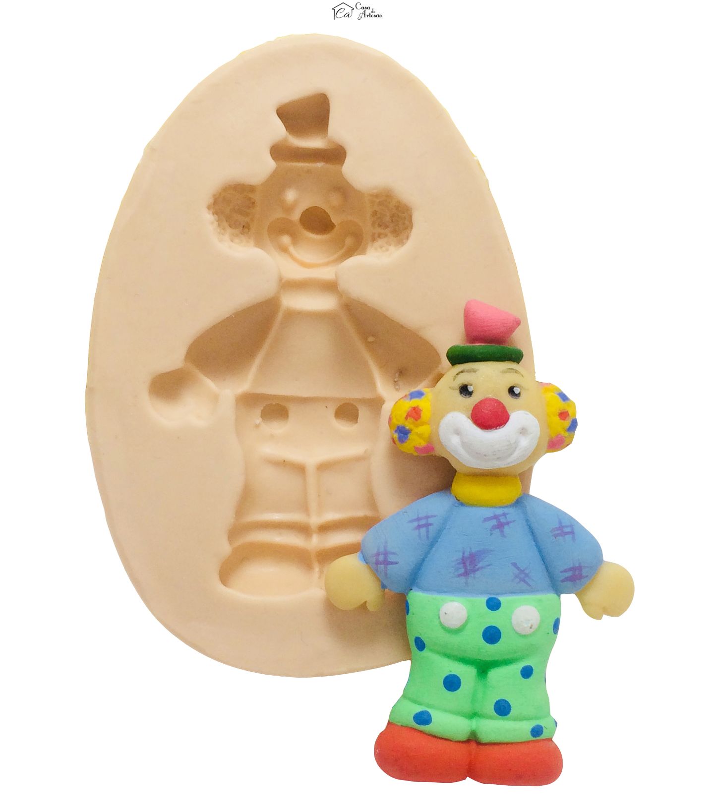 Molde de silicone - Palhaço