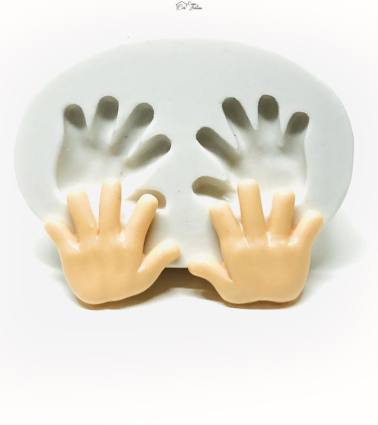 Molde de silicone - Mãos - Costas - PP - P1049