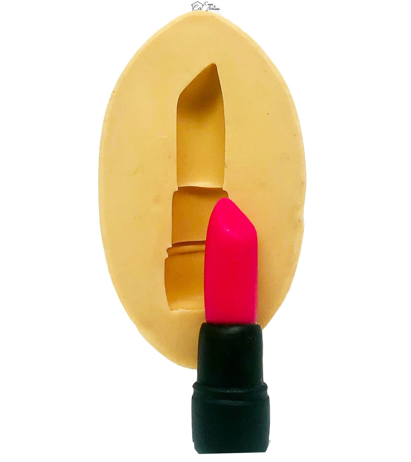 Molde de silicone - Maquiagem - Batom -  Medio - P872