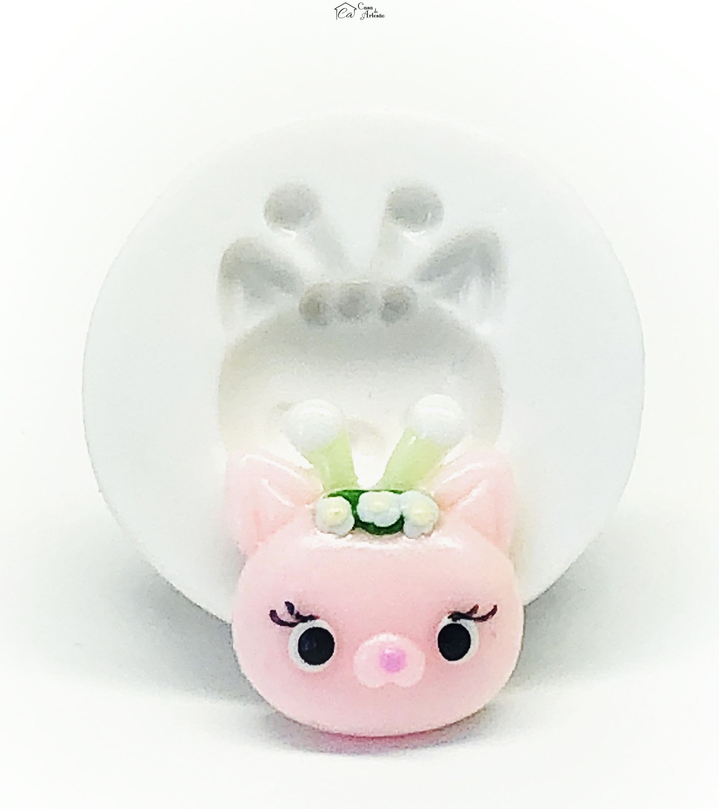 Molde de silicone - A Casa Magica da Gabby - Rosto Kitty Fairy - Pequeno - P1117