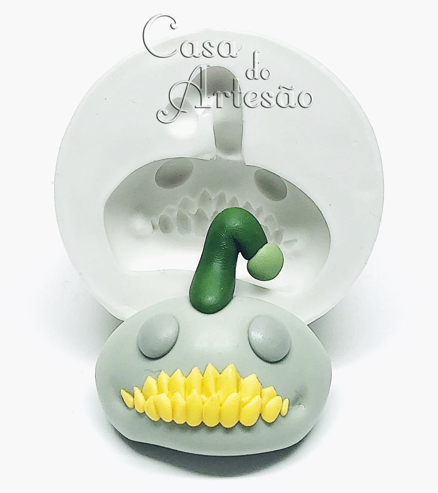 Molde de silicone - Ben 10 - Rosto Ripjaws - Grande - P907