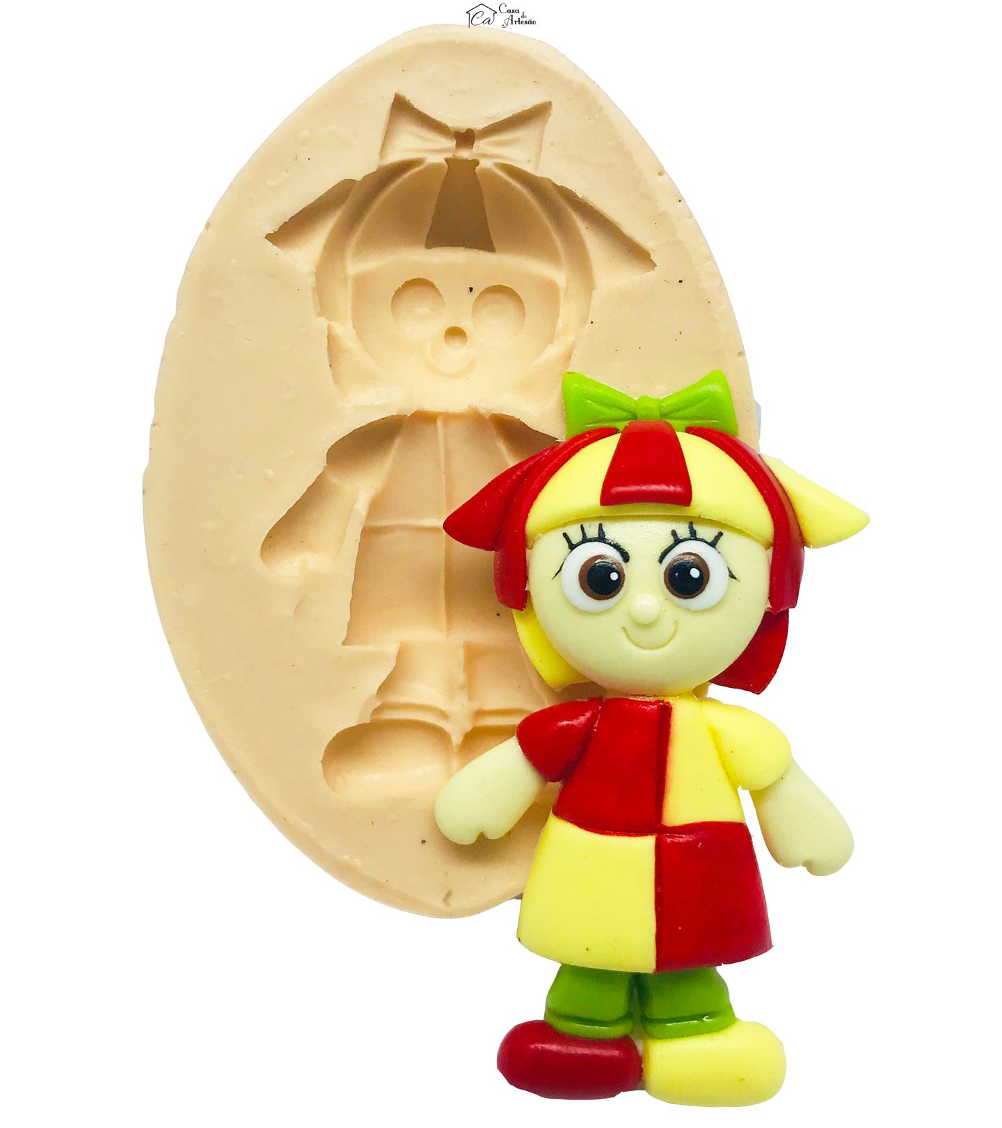 Molde de silicone - Sitio do Pica Pau Amarelo - Emilia - Grande - P486