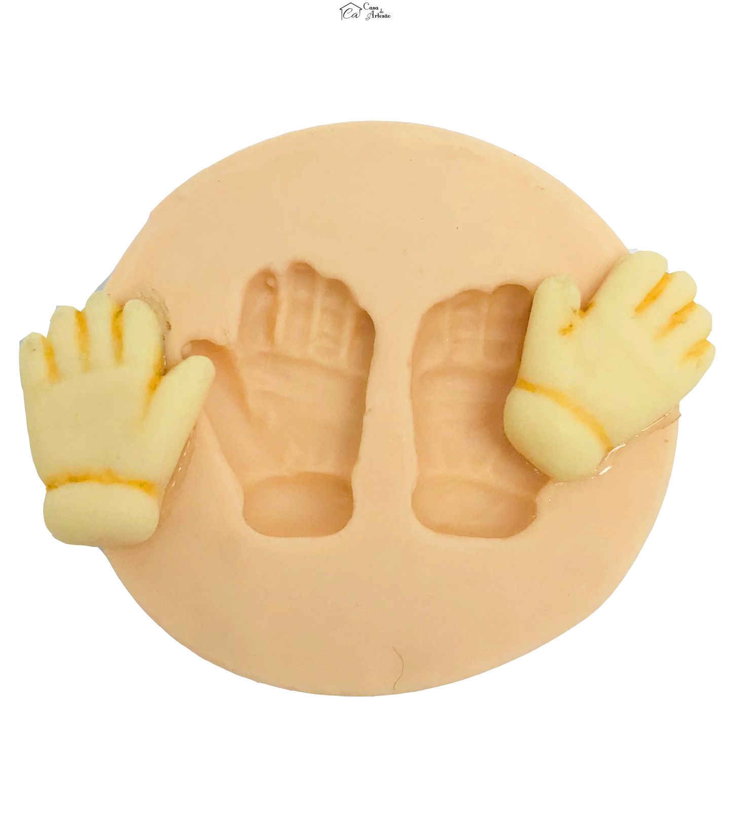 Molde de silicone - Mão Pequena