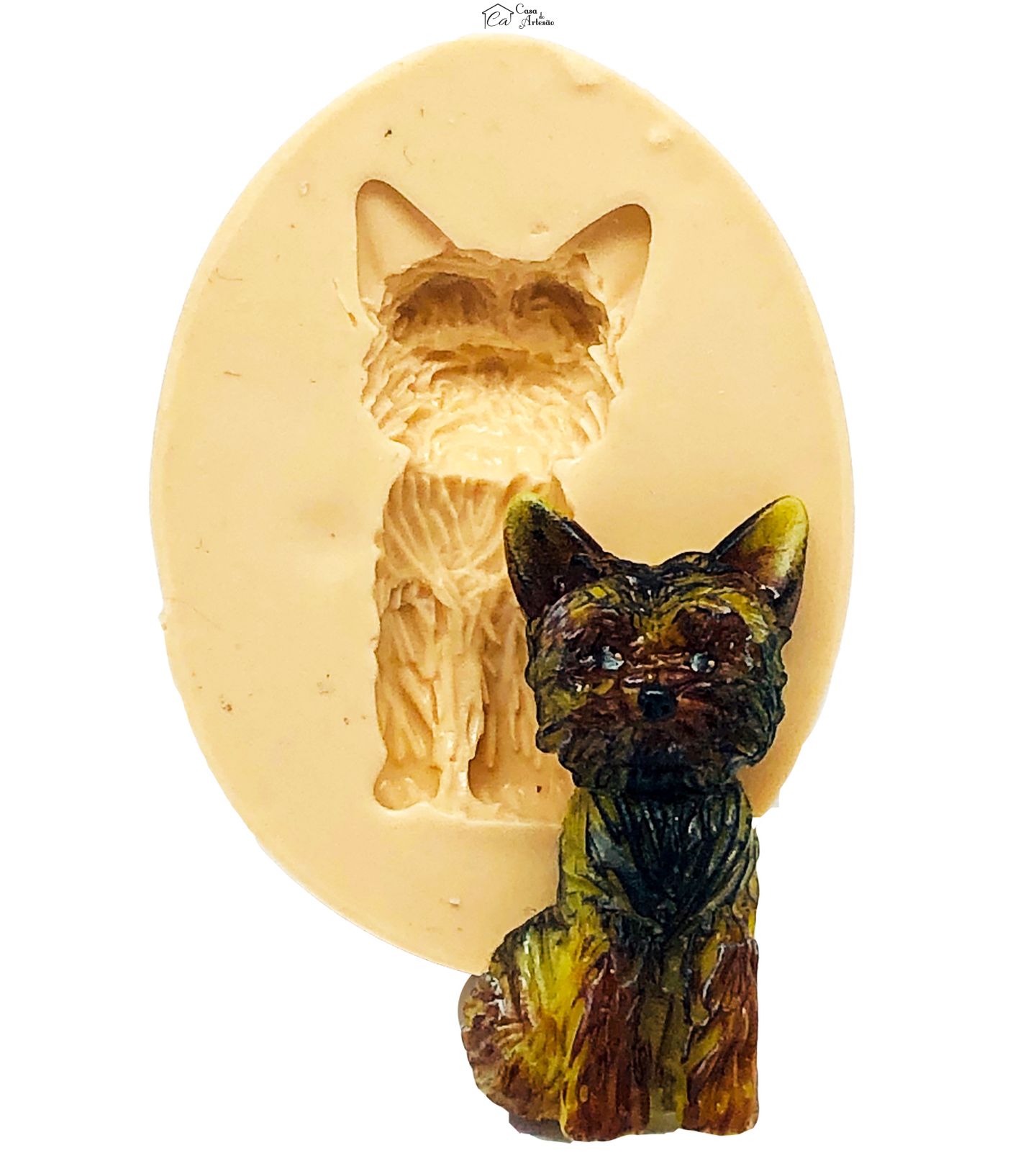 Molde de silicone - Cachorro - Yorkshire - Medio - P836