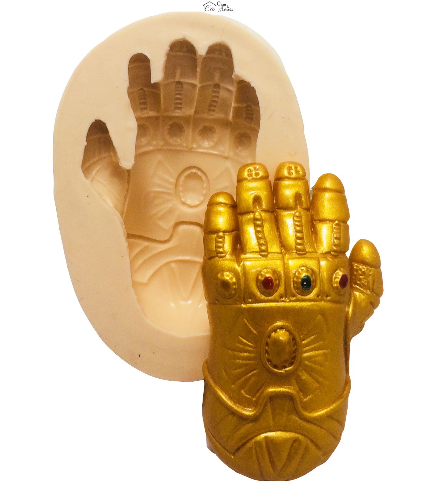 Molde de silicone - Os Vingadores - Manopla do Infinito - Grande - P382