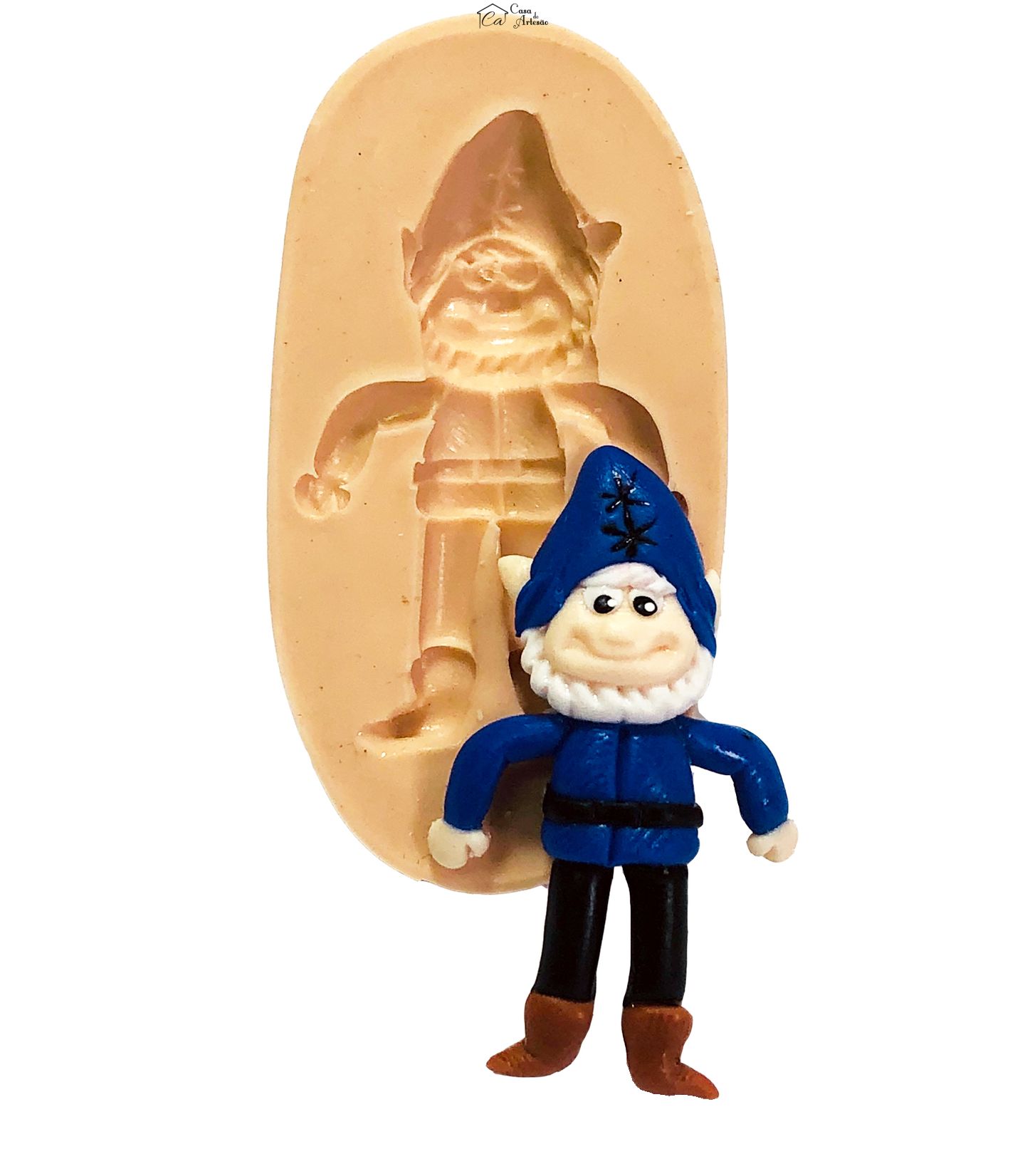 Molde de silicone - Gnomo - Pequeno - P710