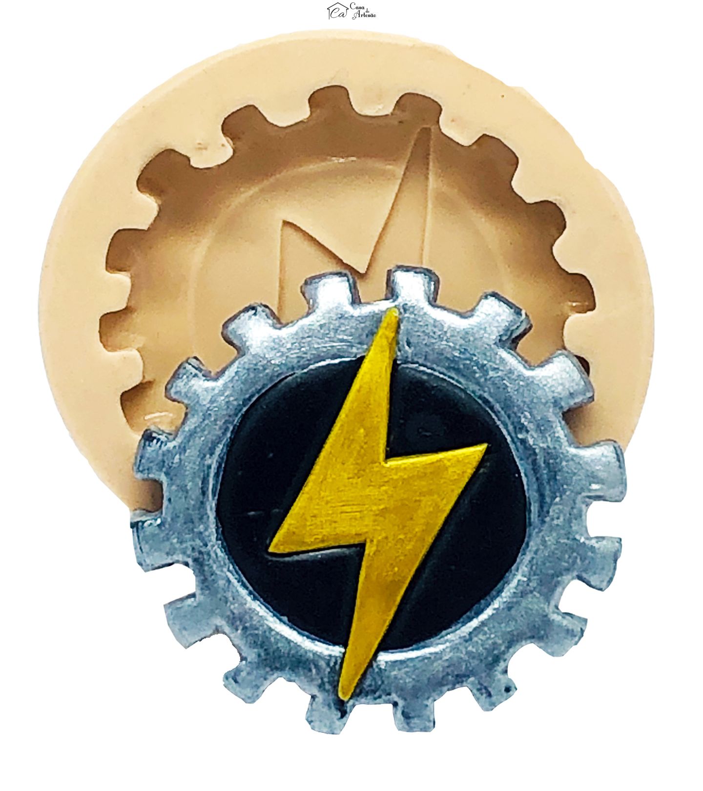 Molde de silicone - Engenharia Elétrica - Logo Grande - P775