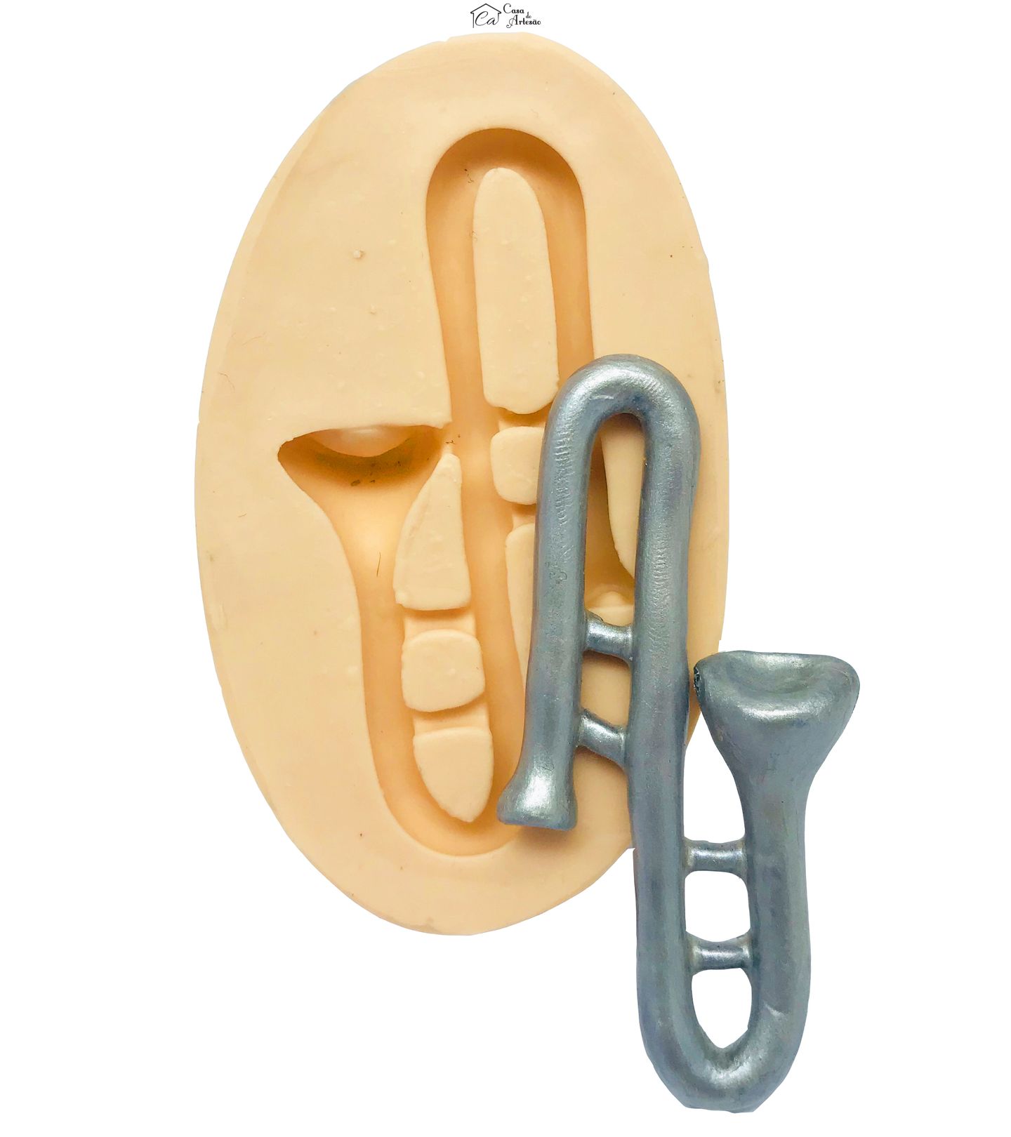 Molde de silicone - Trombone