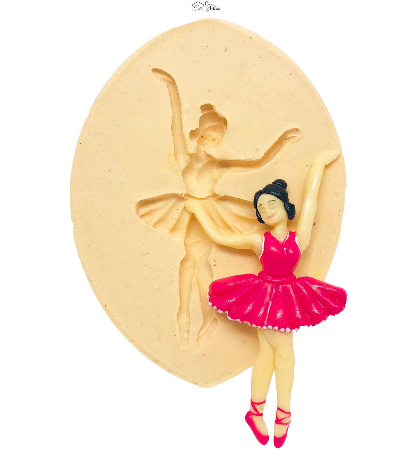 Molde de silicone - Bailarina - Media - P469