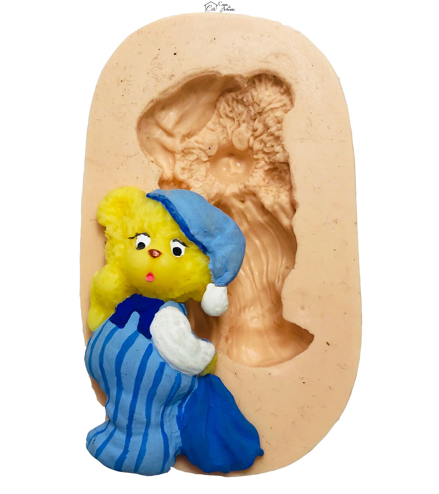 Molde de silicone - Urso Bebe - P11