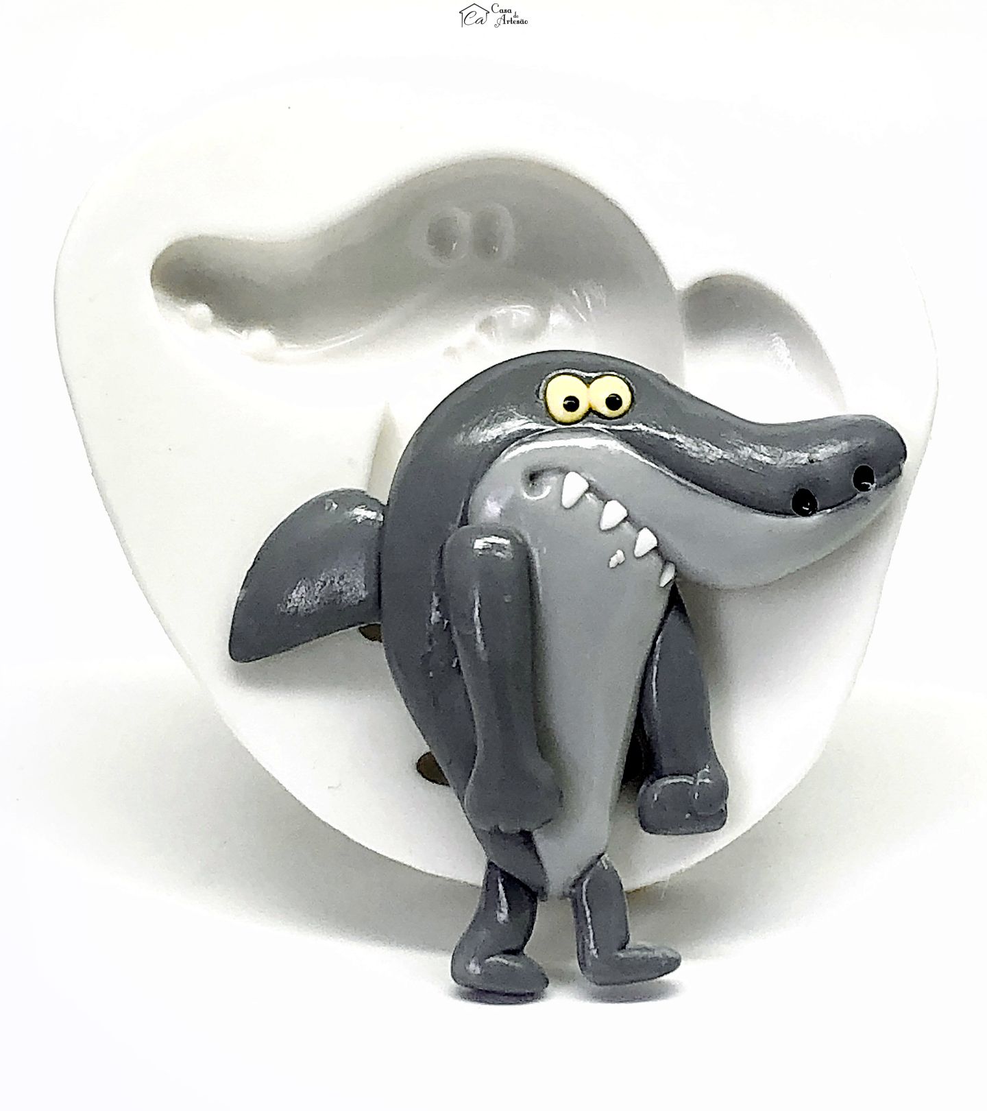 Molde de silicone - Zig E Sharko - Sharko - Grande - P1112