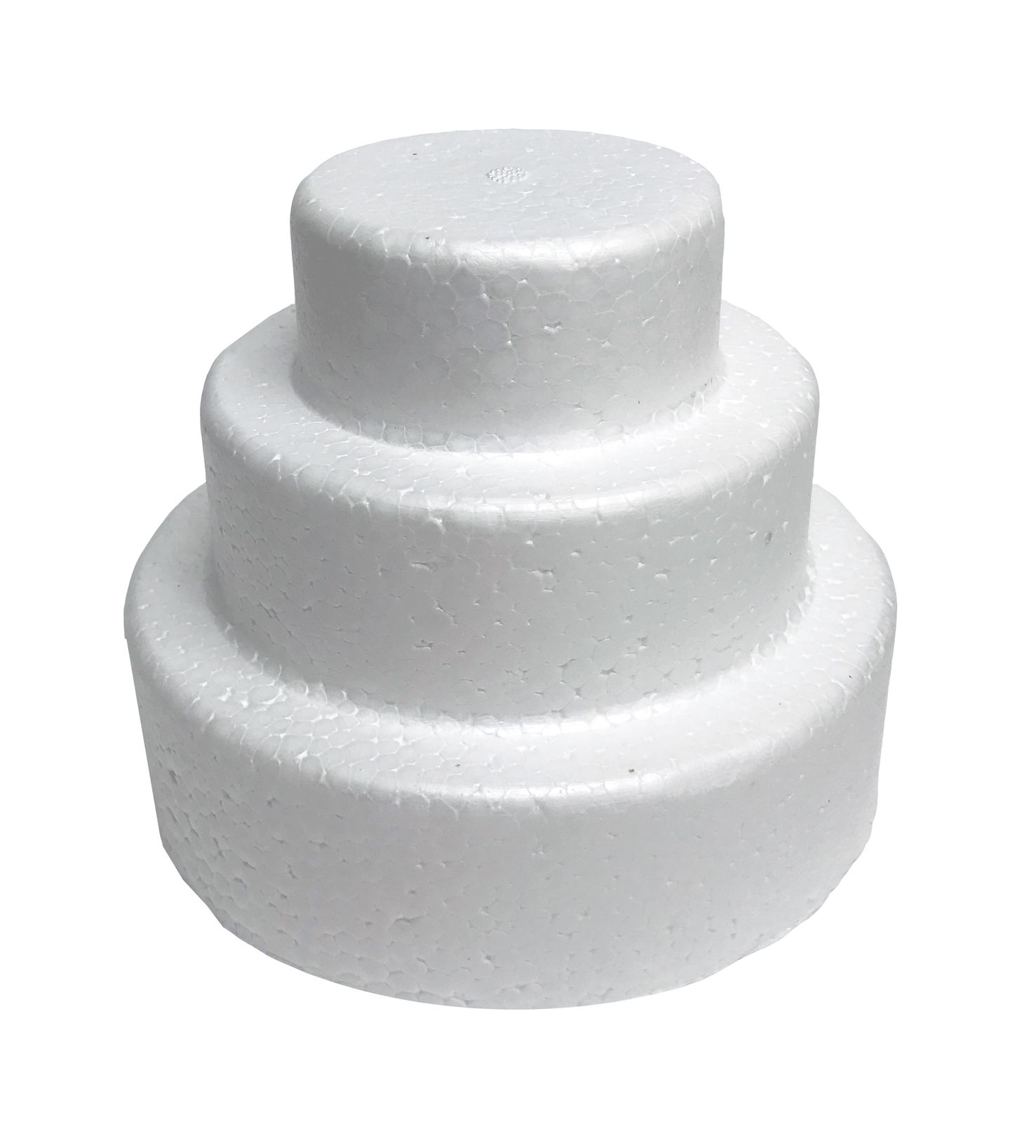 Isopor - Bolo Mini 3 Andares - Altura= 12,5 cm - Cod.5909