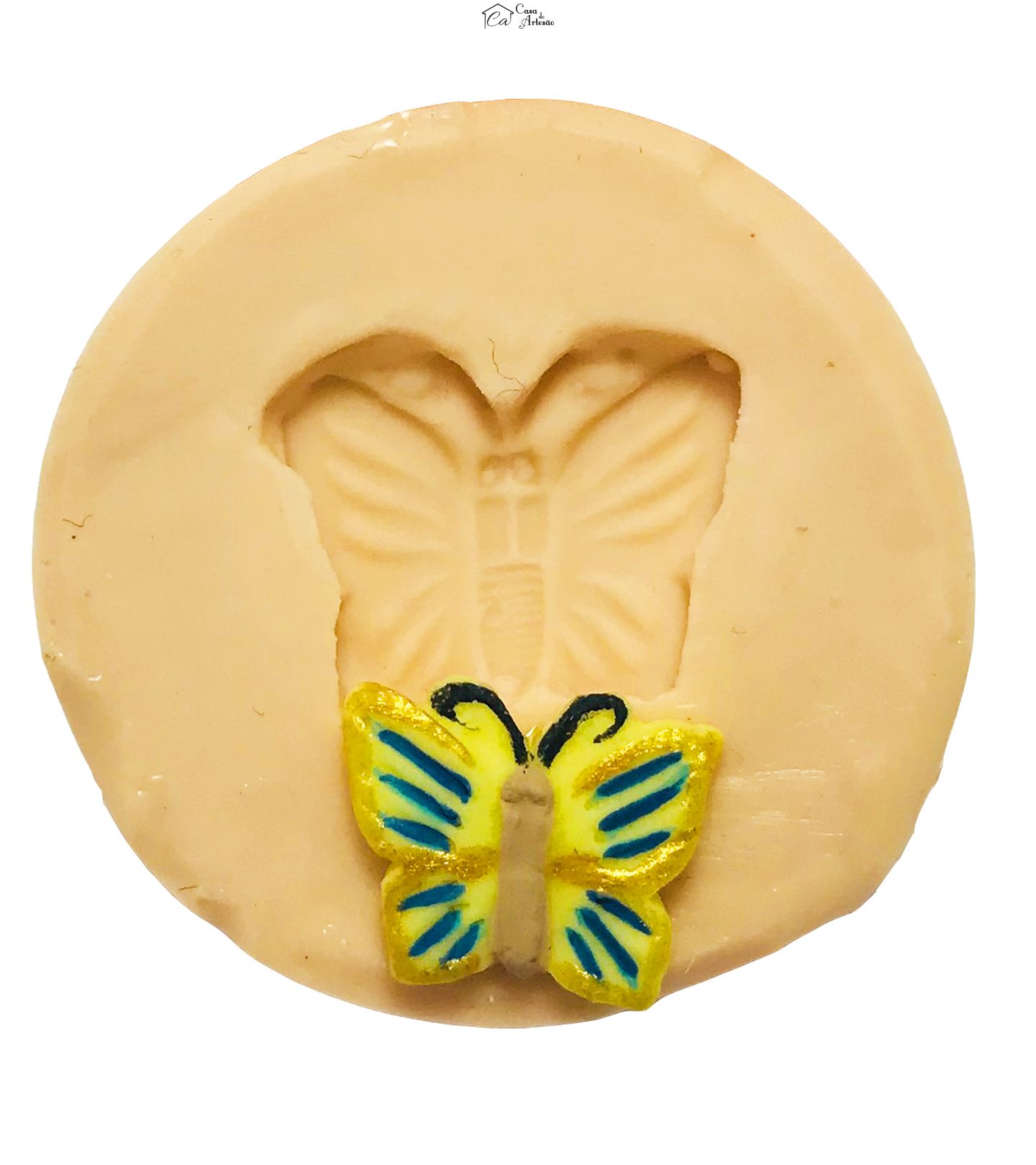 Molde de silicone - Borboleta Mini