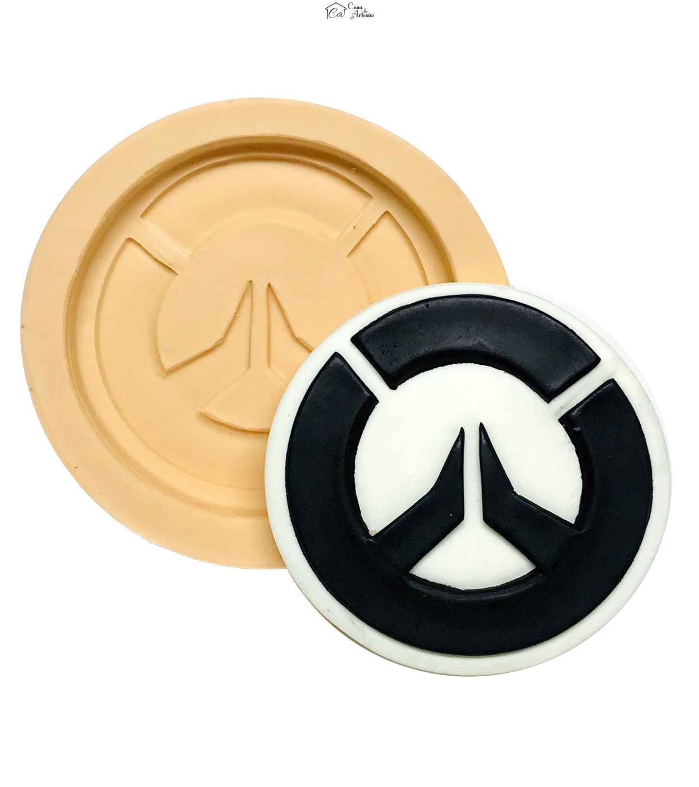 Molde de silicone - OverWatch - Logo - Medio - P571