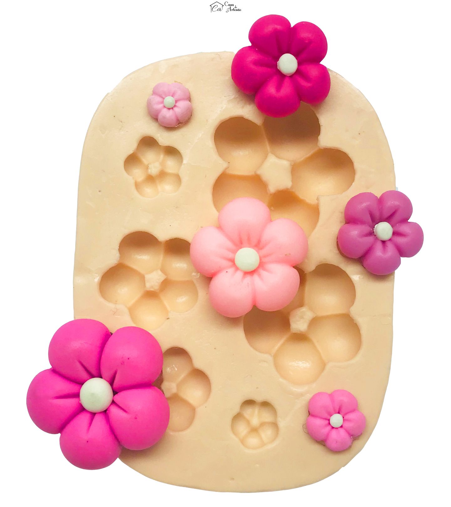 Molde de silicone - Margaridas - P187