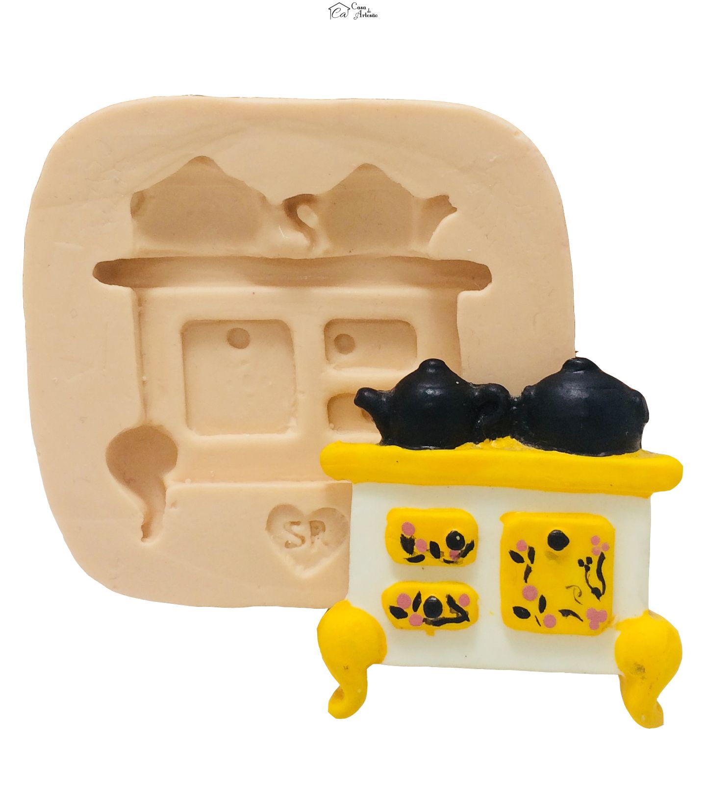 Molde de silicone - Fogão À Lenha - P81