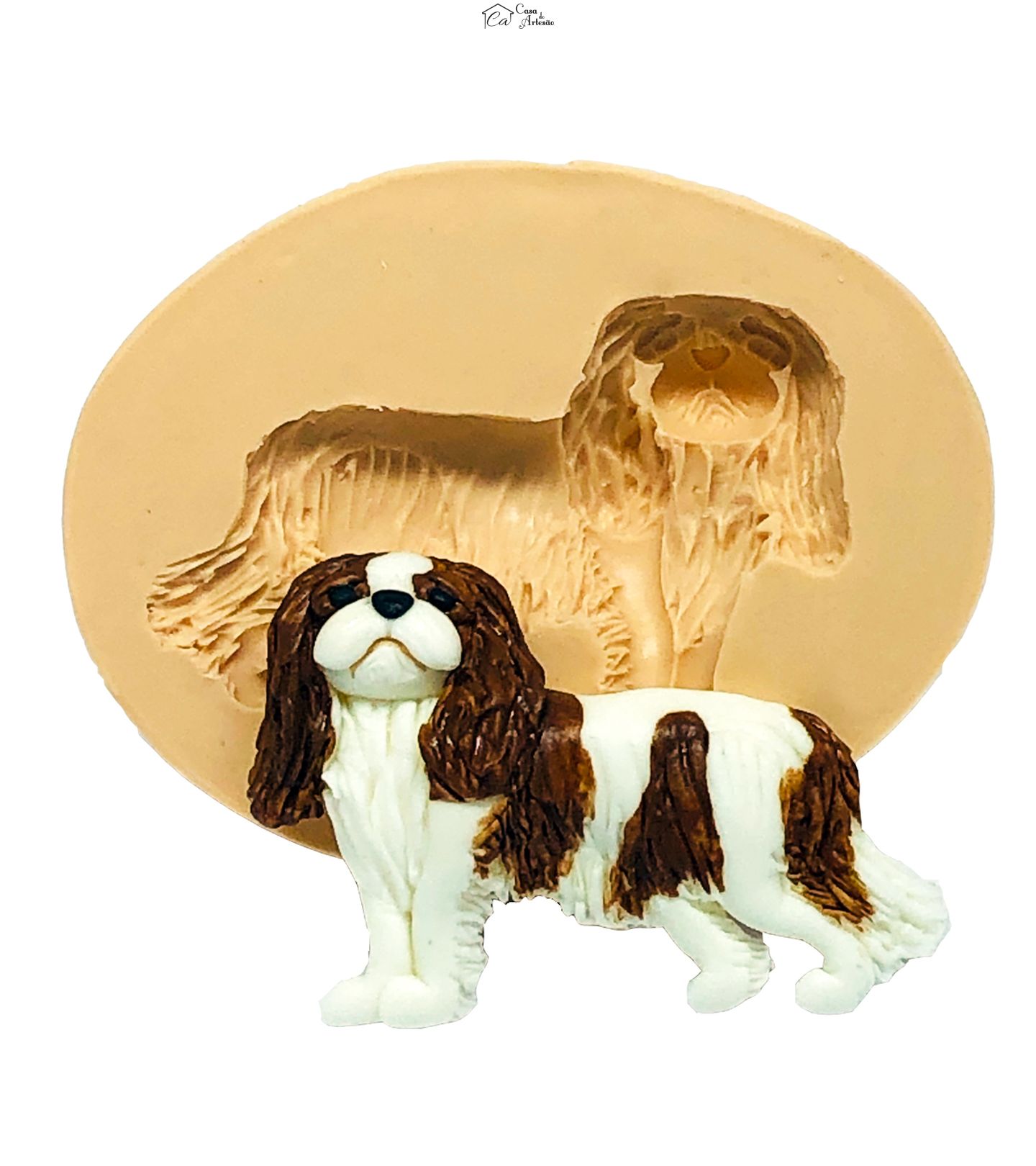 Molde de silicone - Cachorro - Cavalier - Grande - P792