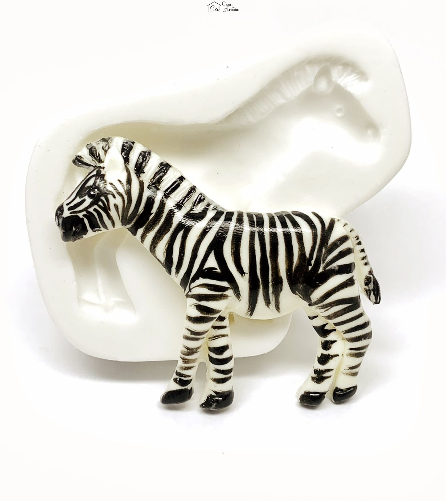 Molde de silicone - Zebra - Grande - P1173