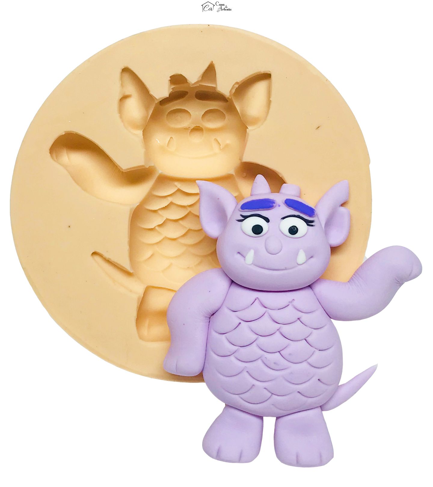 Molde de silicone - Vampirina - Gregoria - Grande - P577