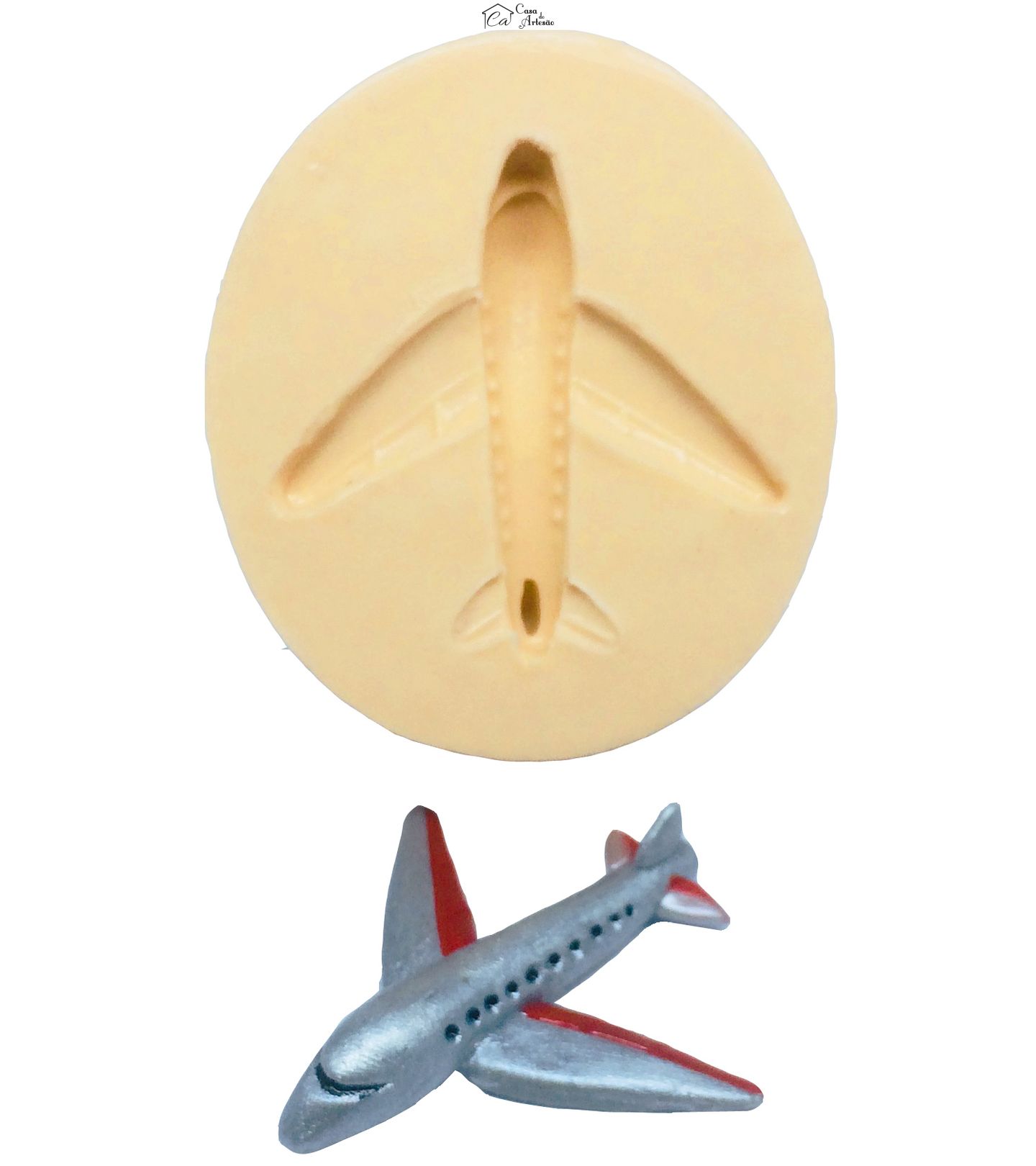 Molde de silicone - Avião Medio - P259/P676