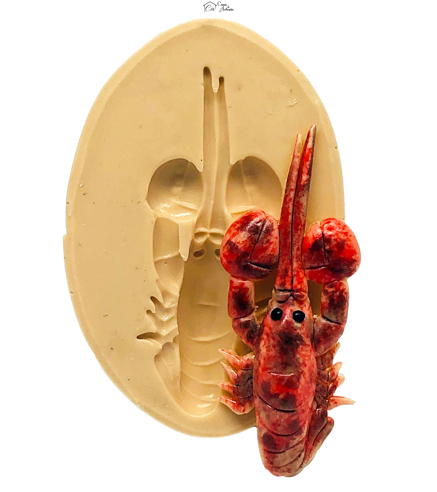 Molde de silicone - Mar - Lagosta - Pequena - P798