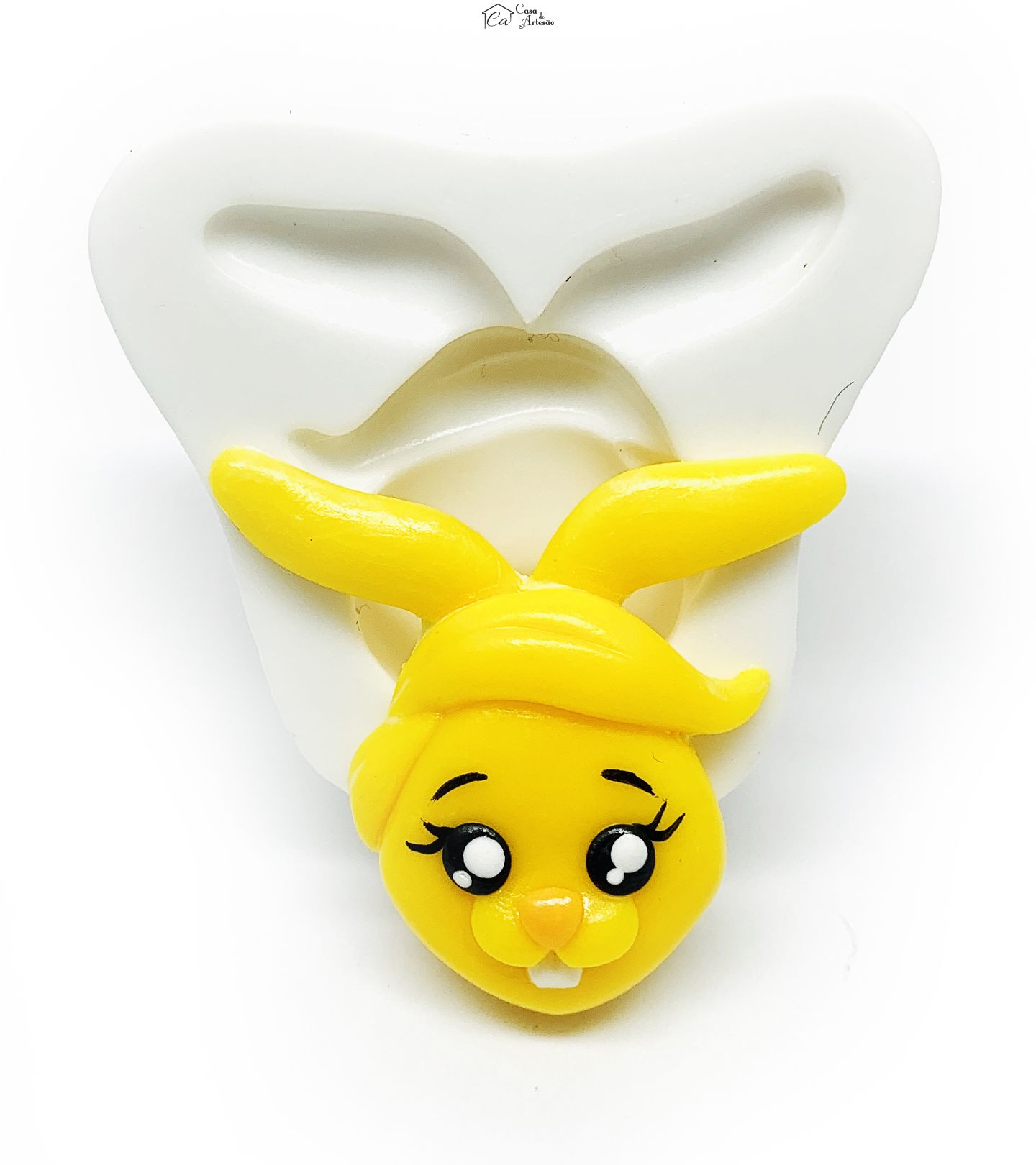 Molde de silicone - Palhaço Plim Plim - Rosto Acuarella - Pequeno - P1220