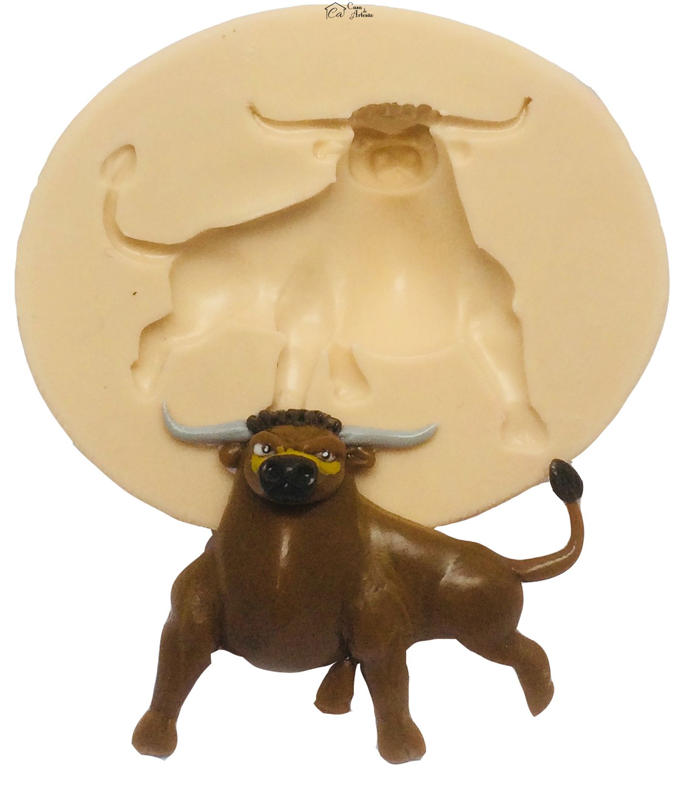 Molde de silicone - Touro Ferdinando - Valente - Pequeno - P394