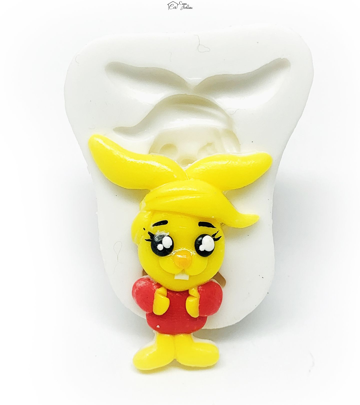 Molde de silicone - Palhaço Plim Plim - Acuarella - Pequeno - P1225