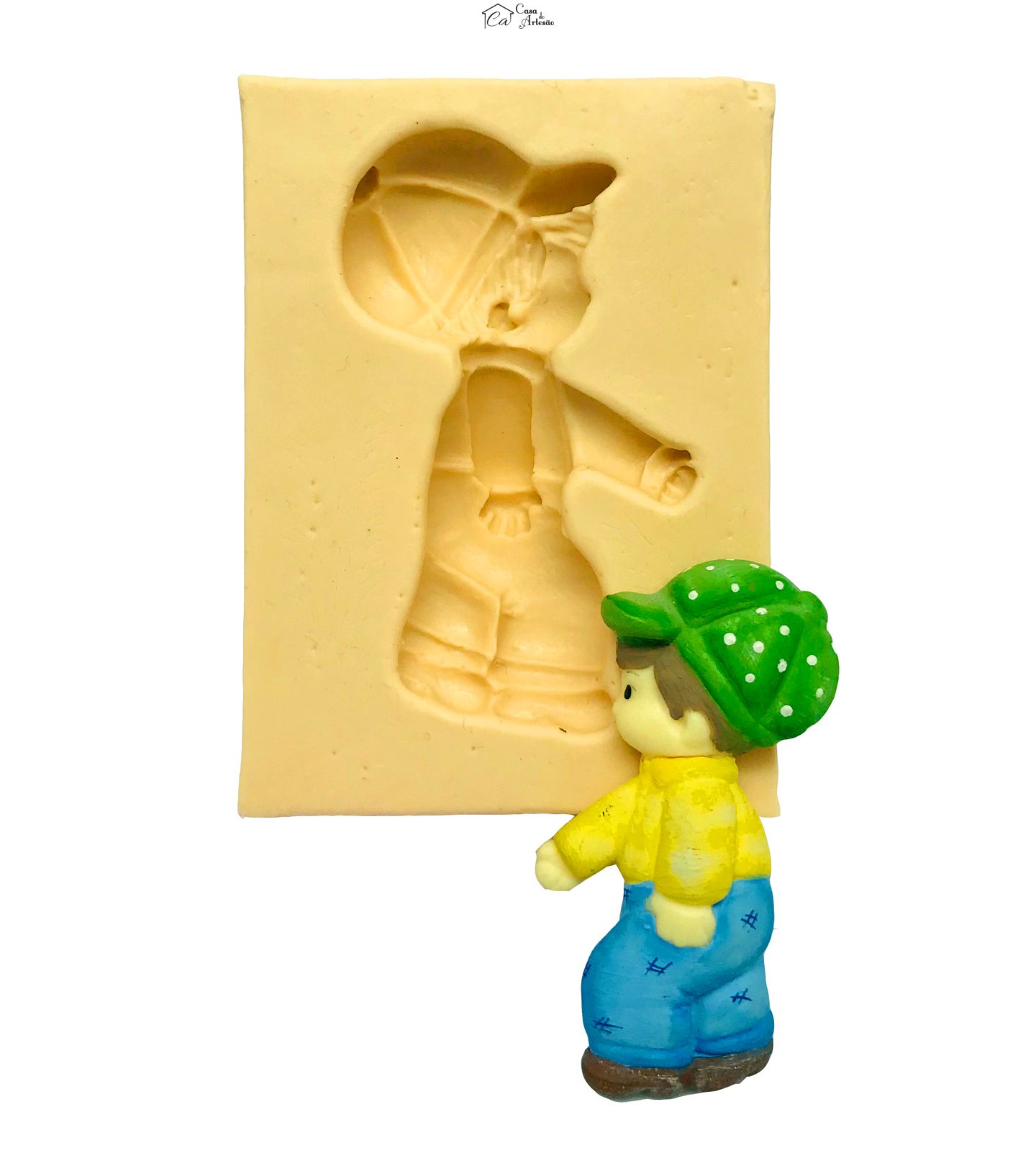 Molde de silicone - Menino - P28