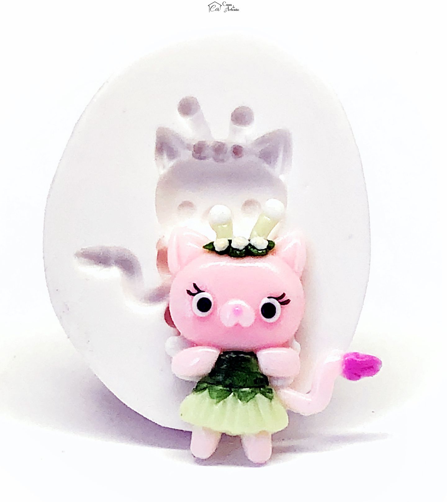 Molde de silicone - A Casa Magica da Gabby - Kitty Fairy - Media - P1119