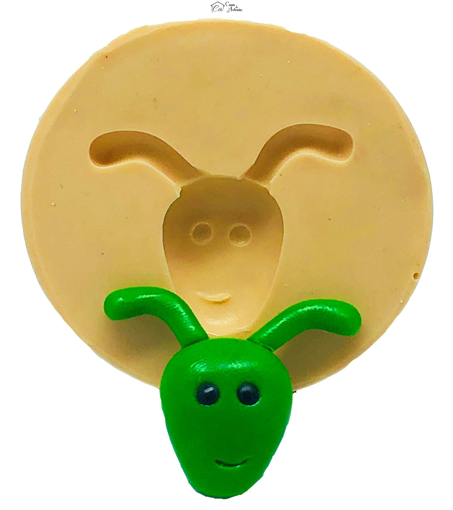 Molde de silicone - Astronauta - Rosto E.T. - Medio - P794