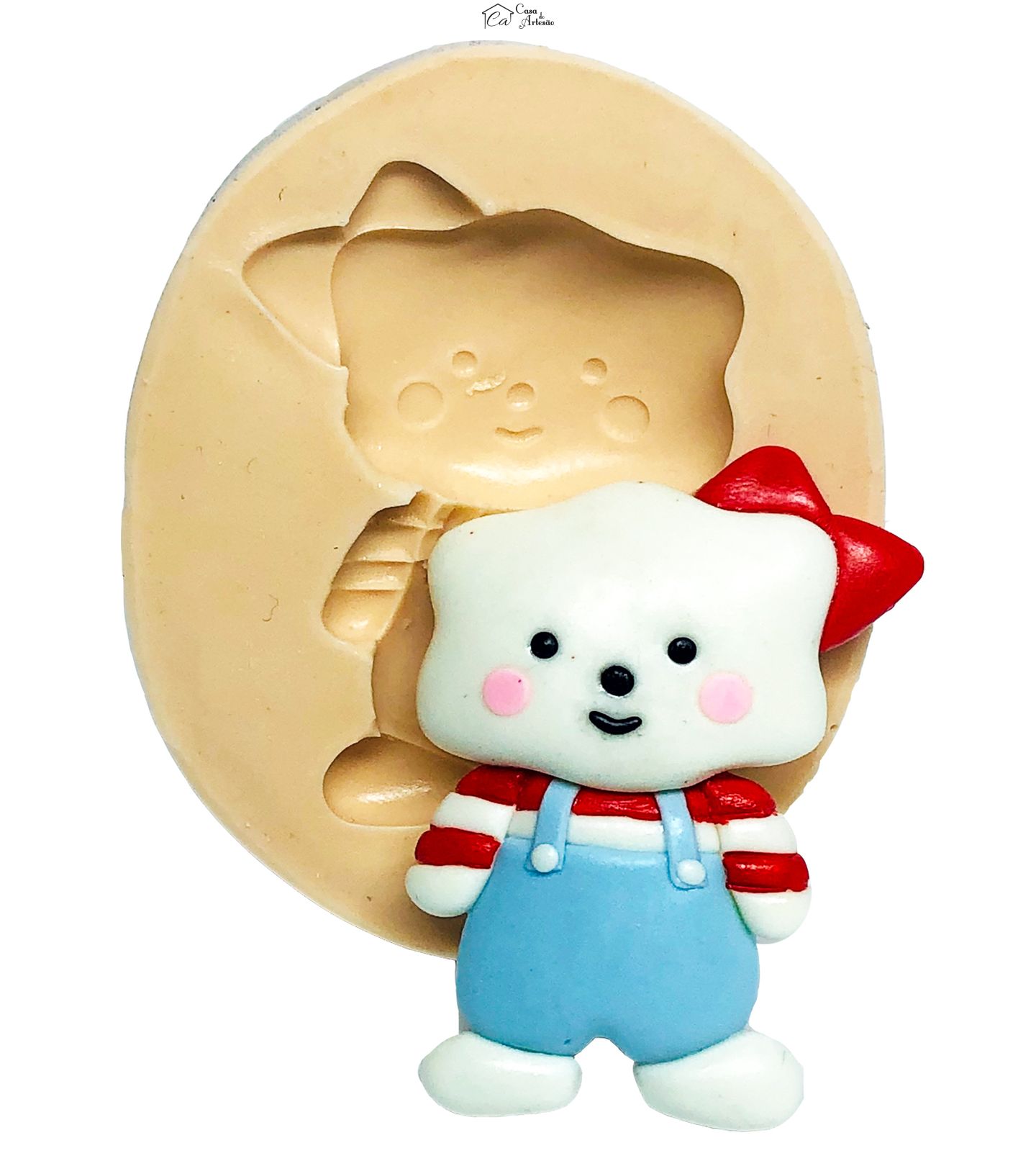 Molde de silicone - Cloud Doll - Menina - Media - P744