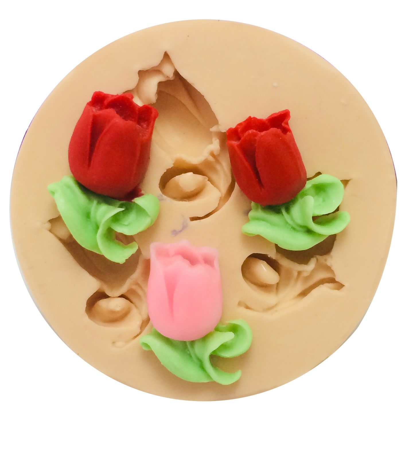 Molde de silicone - Flores - Tulipas - P1062