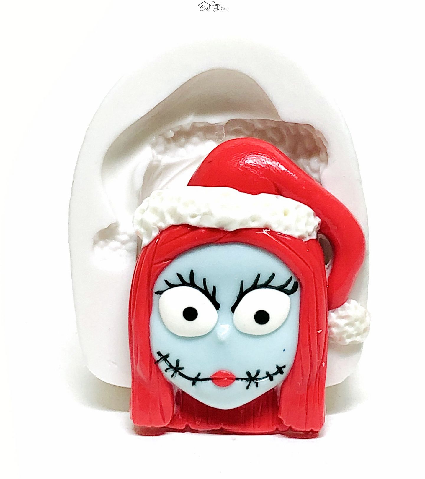 Molde de silicone - O Estranho Mundo de Jack - Rosto Sally - Media - P1105