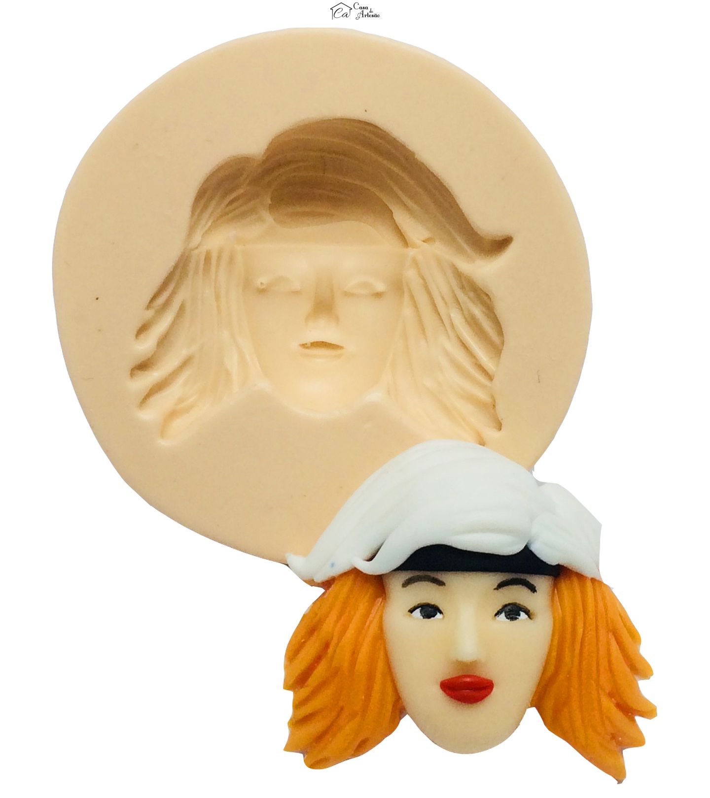 Molde de silicone - X-Men - Rosto Vampira