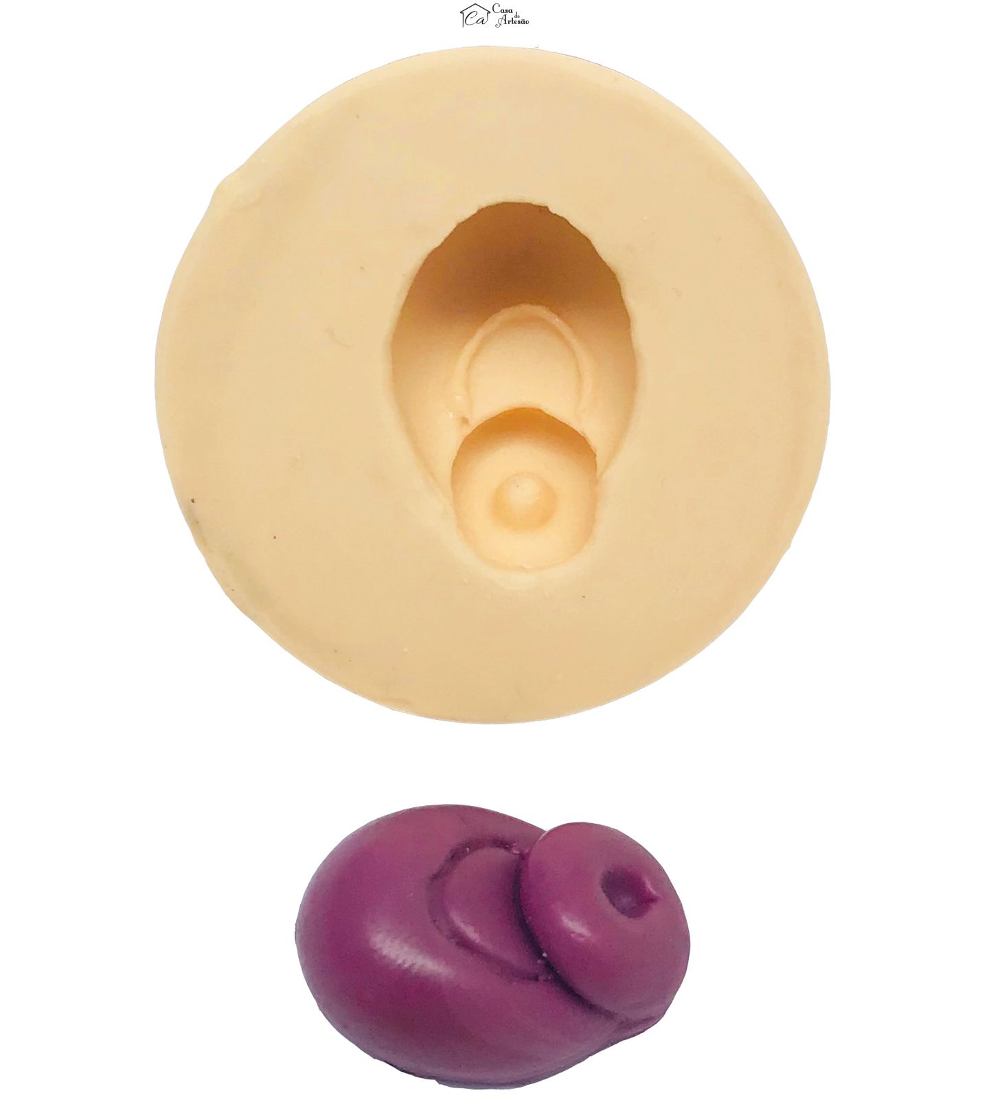 Molde de silicone - Tenis Largo Inclinado s/ Cadarço