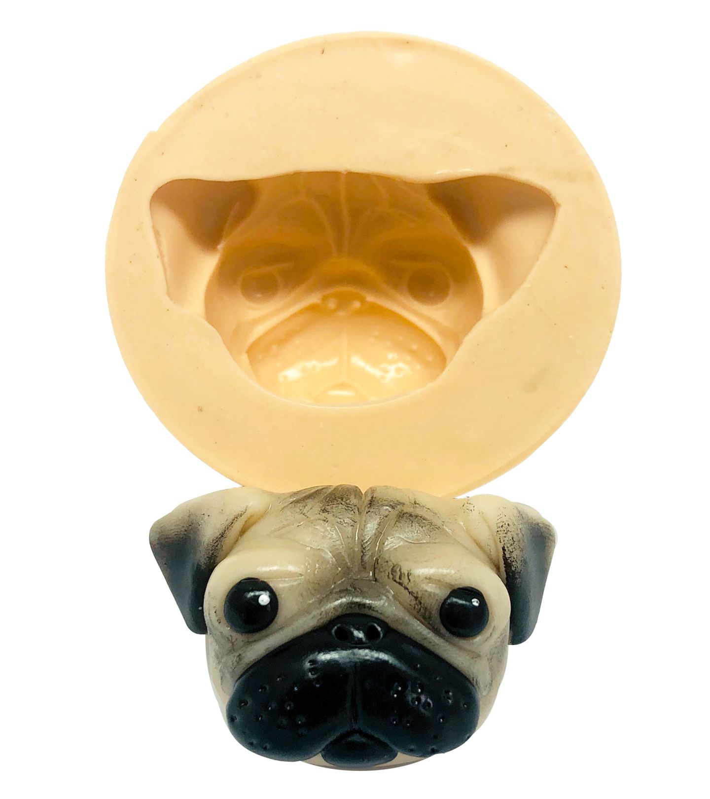 Cachorro - Rosto Pug - Grande - P818