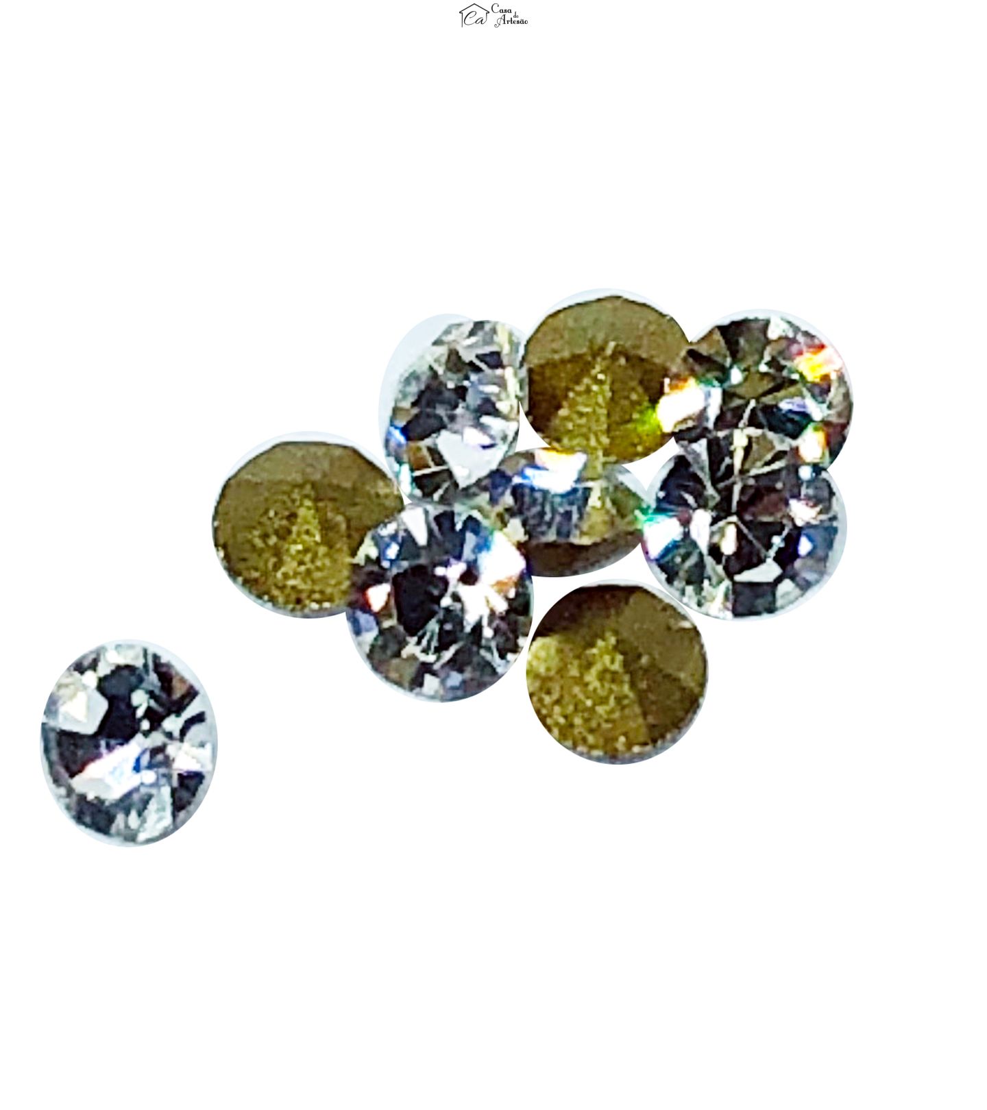 Strass Verdadeiro - nº 10 - Emb c/ 30 Pares