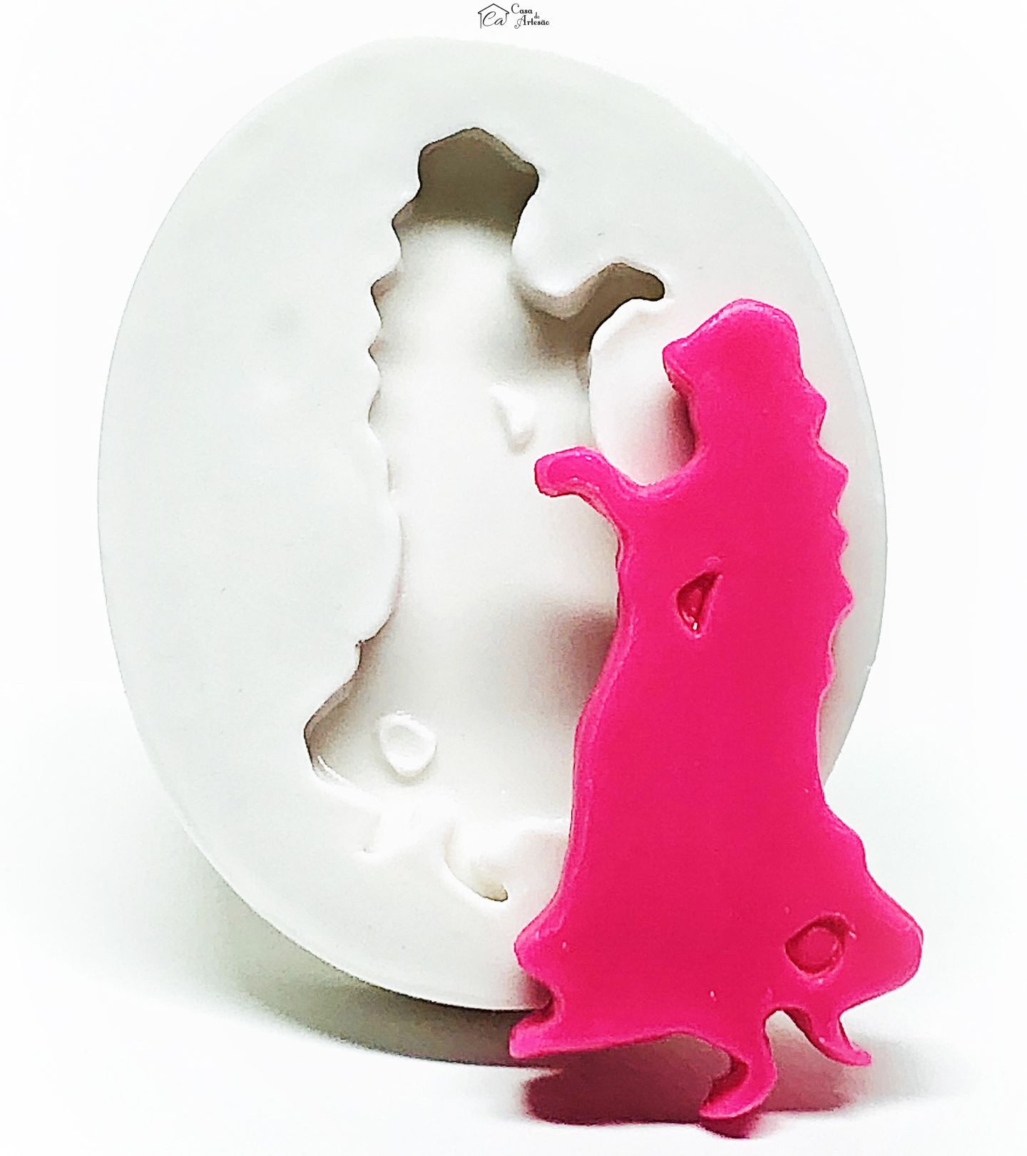 Molde de silicone - Rapunzel - Sombra - Grande - P978