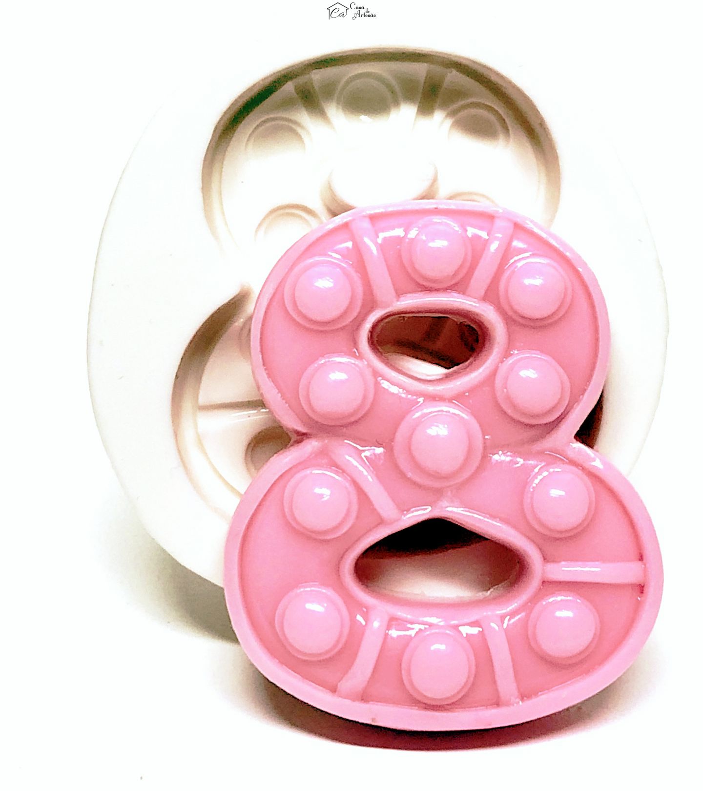 Molde de silicone - Fidget - Numero 8 - P1092